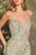 Andrea & Leo Couture A1500 Sparkly Floral Fitted Gown