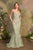 Andrea & Leo Couture A1500 Sparkly Floral Fitted Gown