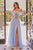 Andrea & Leo A1512 Floral Embroidered A-Line Gown - image 2
