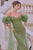 Andrea & Leo A1515 Beaded Fitted Gown with Ruffle Tulle Cape - image 2