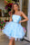 Ava Presley 29195 Strapless Ruffled Skirt Cocktail Dress