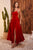 Satin A-line Gown with Pockets B8402
