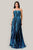 Halter Pleated A-Line Gown C153