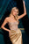 Crystal Embellished Strapless Satin Dress La Divine C161