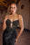 Ladivine C172  Plunging Neckline Corset Satin Fitted Evening Gown