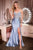 Beaded Fitted Gown La Divine CA121