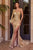 One Shoulder Glitter Mermaid Gown CB131