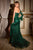 One Shoulder Glitter Mermaid Gown CB131