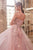 Strapless Layered Tulle Gown CB142