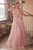 Strapless Layered Tulle Gown CB142
