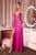 Ladivine CB164 Strapless Hot Stone Prom Dress