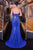 Ladivine CB164 Strapless Hot Stone Prom Dress