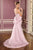 Ladivine CB167 Bow Beaded Evening  Dress