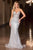 Intricate Crystal BeadingFitted Gown La Divine CC0801
