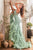 Feather Embellishment Mermaid Gown CC1608