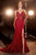 Fitted Glitter Prom Gown CC2167