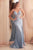 Fitted Glitter Prom Gown CC2167