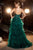 Tiered Emerald Ball Gown CC2998