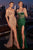 Off Shoulder Beaded Fitted Gown La Divine CC324