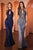 Sequin Embellshed Halter Fitted Dress Ladivine CC404
