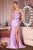 Beaded Fitted Gown La Divine CC490