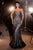 Strapless Embellished Mermaid Gown CC6018