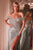 Off the Shoulder Sequin Prom Gown CD0203