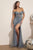 Off the Shoulder Sequin Prom Gown CD0203
