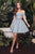 Off the Shoulder A-Line Cocktail Dress CD0211