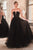 Strapless Sequin A-line Dress CD0217