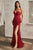 Strapless Embellished Gown CD0227