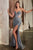 Strapless Embellished Gown CD0227