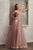 Strapless Layered Tulle Gown CD0230