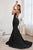 Mermaid Gown with  Corset Back CD2219