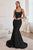 Mermaid Gown with  Corset Back CD2219