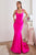 Mermaid Gown with  Corset Back CD2219