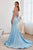 Mermaid Gown with  Corset Back CD2219