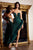 Sequin and Feather Embellishment Prom Gown CD229