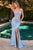 Crystal Embellished  Evening Gown CD2420