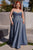 Curves A-Line Glitter Prom Gown CD252C