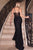 Glitter Fitted Prom Gown CD307