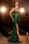Glitter Fitted Prom Gown CD307