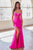 Glitter Fitted Prom Gown CD307