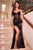 Two Piece Black Corset Gown CD310