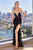 Glitter Embellished Prom Dress CD342