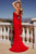 Strapless Chiffon Fitted Dress La Divine CD383