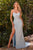 Strapless Chiffon Fitted Dress La Divine CD383