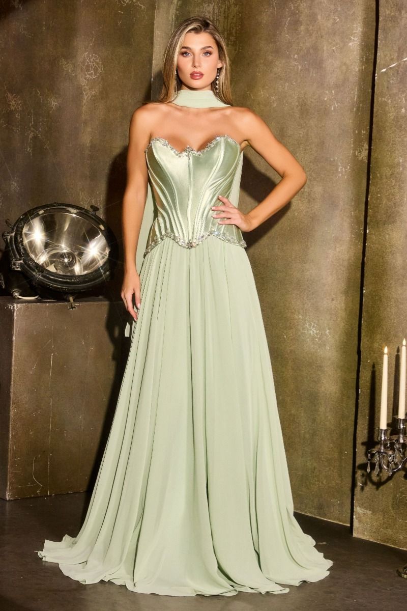 La Divine CD668 Sculpted Corset Chiffon Bridesmaid or Wedding Guest Go Sparkly Gowns La Divine CD668 Sculpted Corset Chiffon Bridesmaid or Wedding Guest Go Sparkly Gowns
