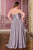 Curves La Divine CD668C Sculpted Corset Chiffon Bridesmaid Gown