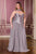 La Divine CD668 Sculpted Corset Chiffon Bridesmaid or Wedding Guest Gown